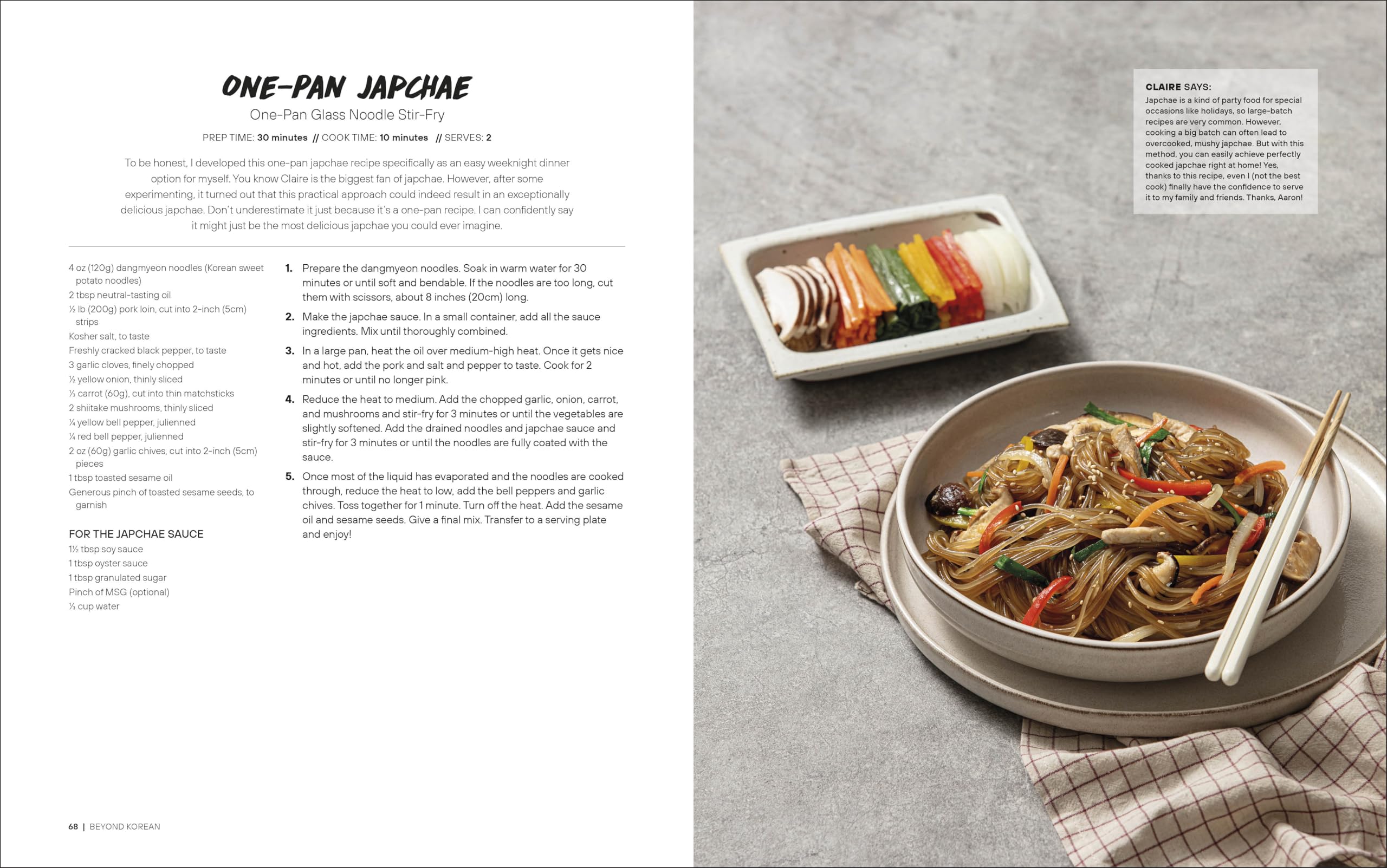 Beyond Korean: Easy Recipes for Korean, Japanese, and Chinese Favorites
