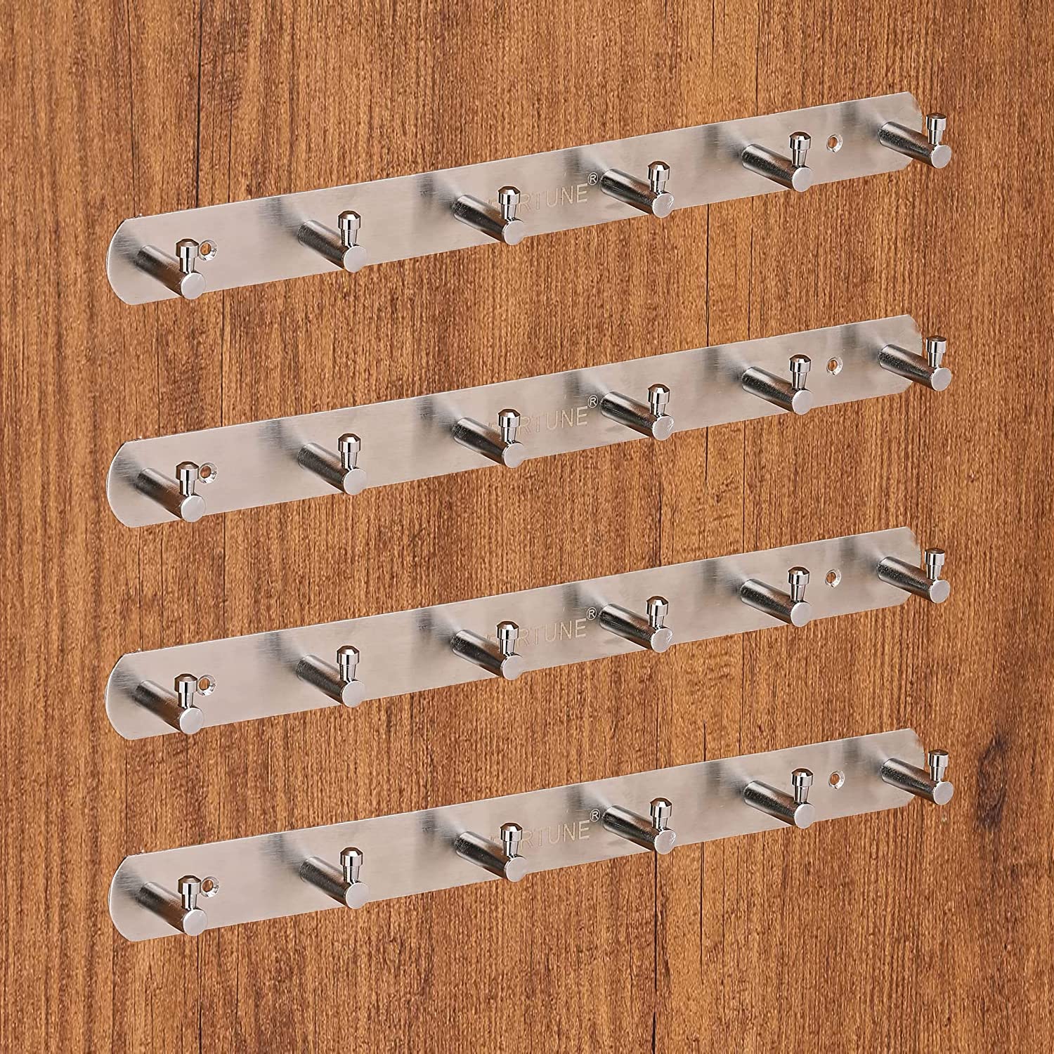 See full amazon price history chart for FORTUNE Premium Hook Plate/Hook Patti Stainless Steel Coat Bath Towel Hook Hanger Rail Bar - (4, 6 Hooks) FORTUNE Premium Hook Plate/Hook Patti Stainless Steel Coat Bath Towel Hook Hanger Rail Bar - (4, 6 Hooks) (B06Y62ZXD4) Amazon Price History, Amazon Price Tracker