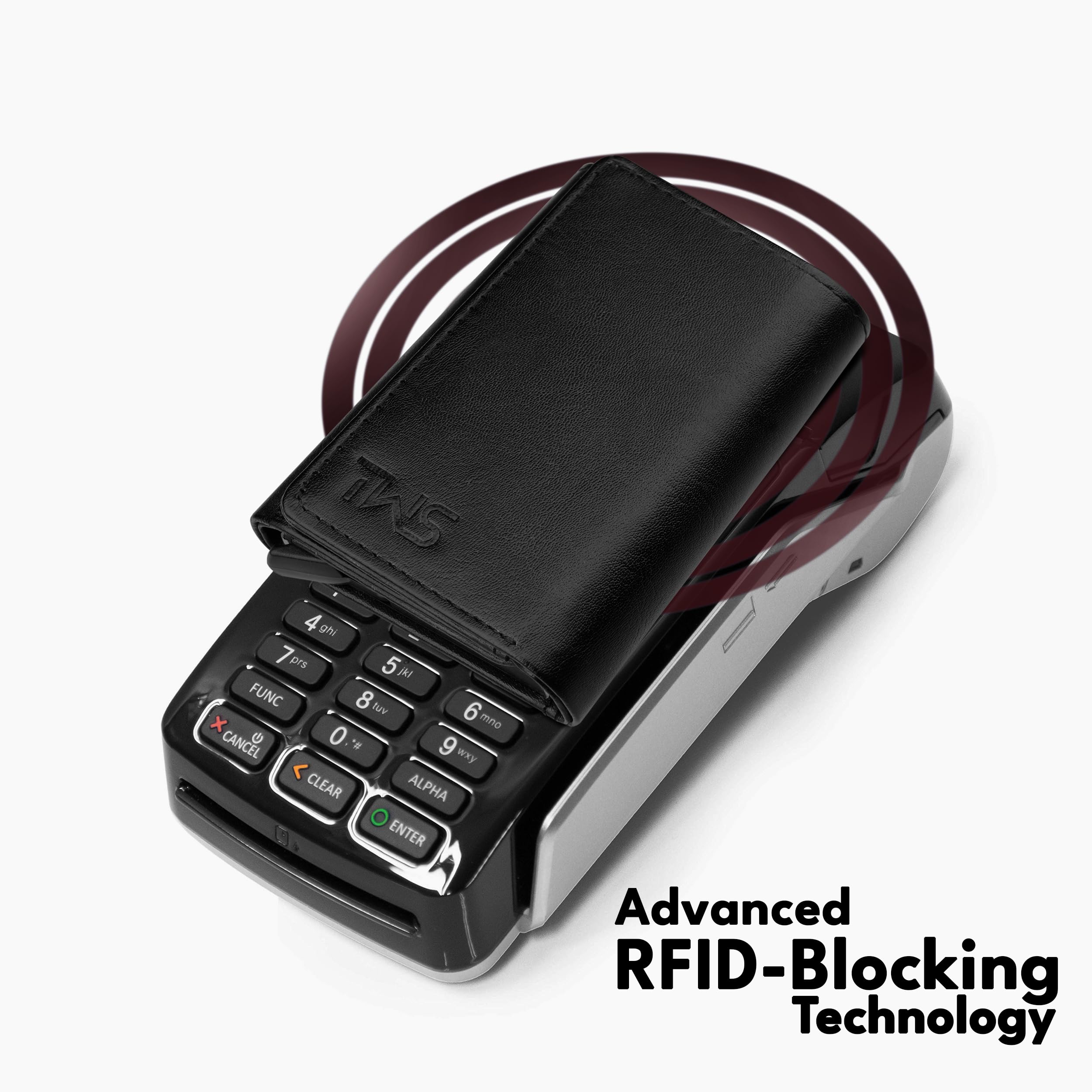 The Wallet Store Maverick RFID Protected Wallet CardHolder - Black