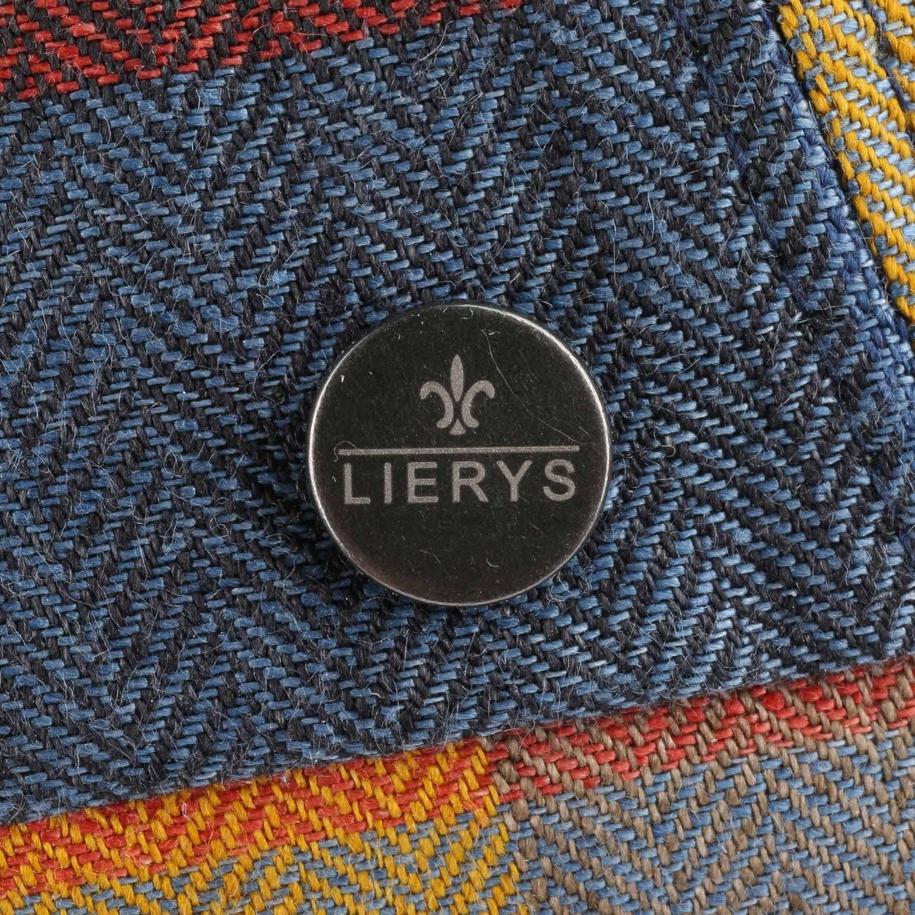 Lierys City BIC Gorra Newsboy Piping de Piel Cuadros Hombre Primavera Verano