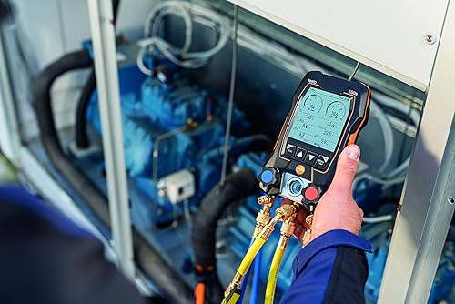 Miniatura 7 de Testo - Kit automotriz 550i con colector digital operado vía aplicación abrazadera de tubo termómetro para aire acondicionado sistemas de