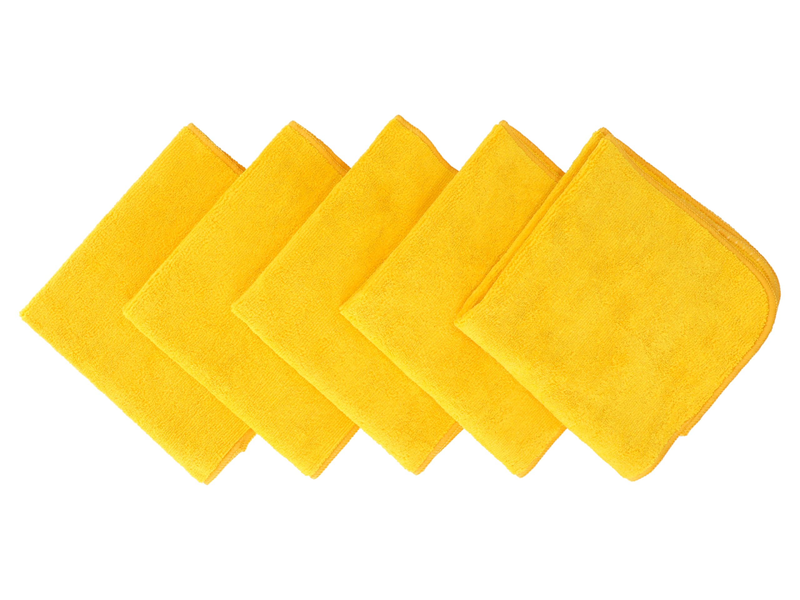 Mirka Polarshine Marine Panno di pulizia in microfibra / 400 x 400 mm/Giallo / 5 pz. / 7991500111