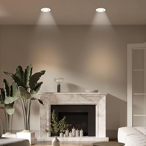 Miniatura 8 de Feit Electric Bombillas LED BR30, equivalente a 65 W, LED de 7.2 W, 650 lúmenes, regulable, luz diurna de 5000 K, base E26, vida útil de 22 años,