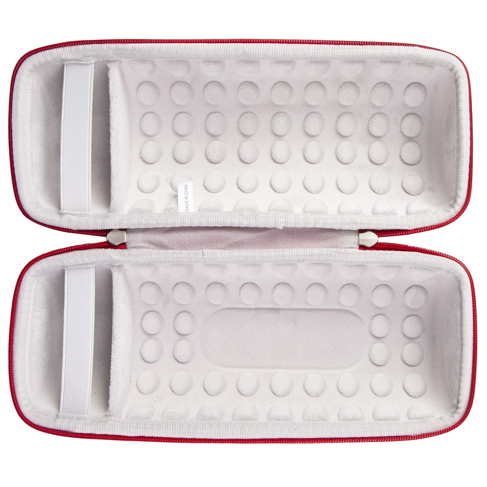 Khanka Hard Travel Case Replacement for JBL Charge 4 / JBL Charge 5 Portable Waterproof Bluetooth Speaker(Red)