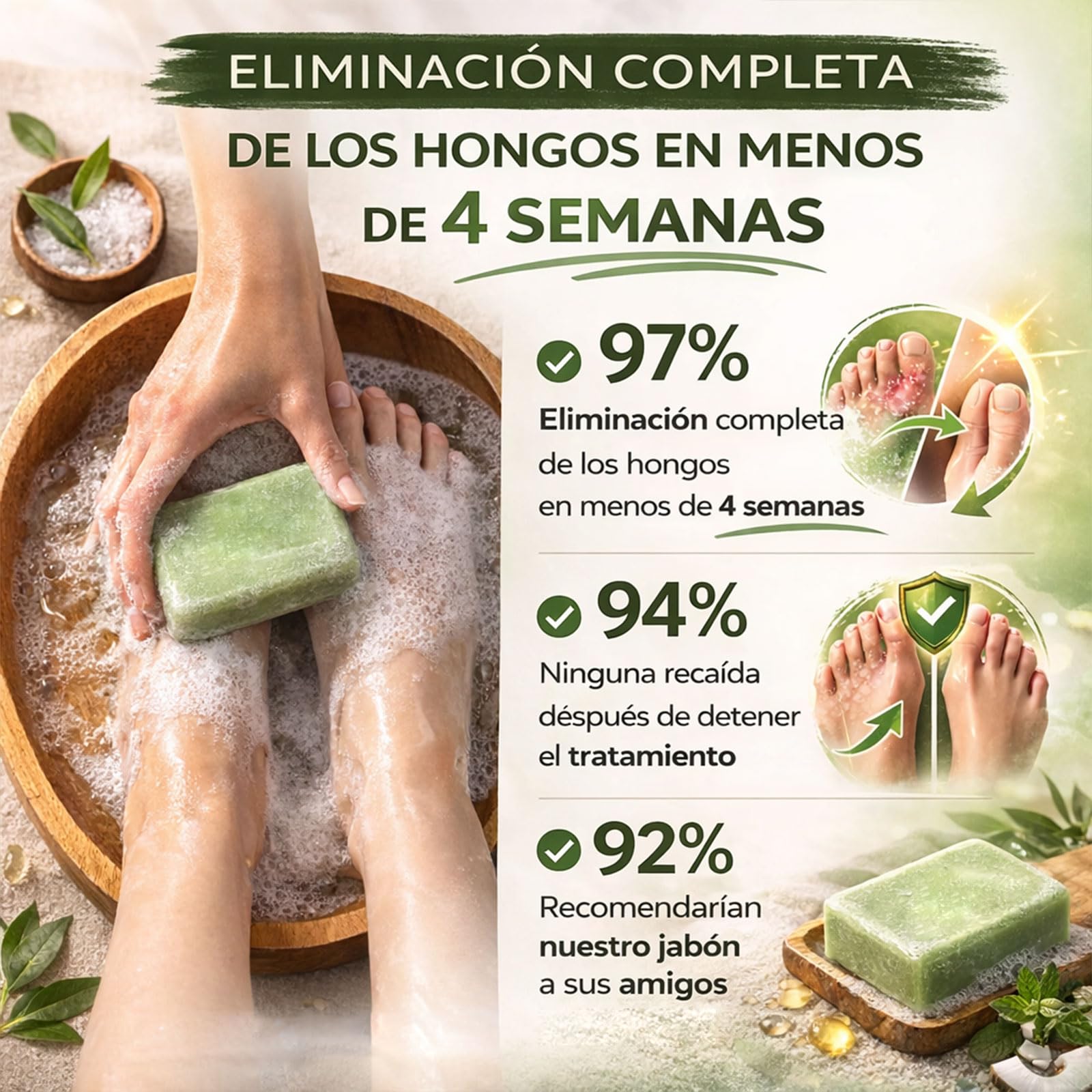 AQVERA — Jabón Purificante Antimicótico, AQVERA Jabón para la piel con aceite de árbol de té, Elimina hongos de raíz en todo el cuerpo, natural y apto para zonas sensibles. (2 paquete)