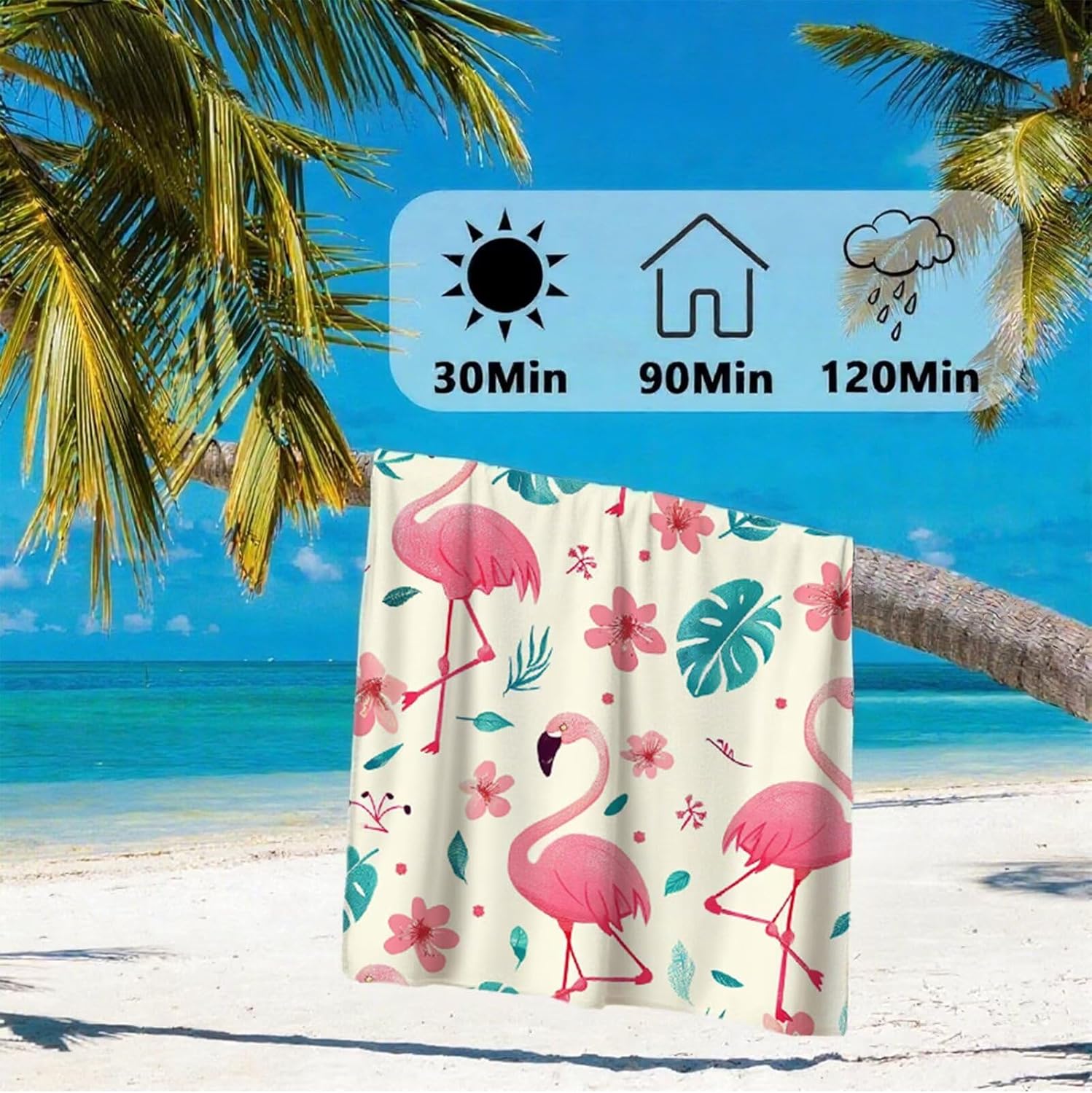 Beach Towel 100x180cm Bath Towels, Quick Dry Microfiber Towel, Sand Free, Super Absorbent, Lightweight, Compact Design, Towels for Bathroom Travel, Pool, Gym, Camping, Beach Vacation Essentials A2-905