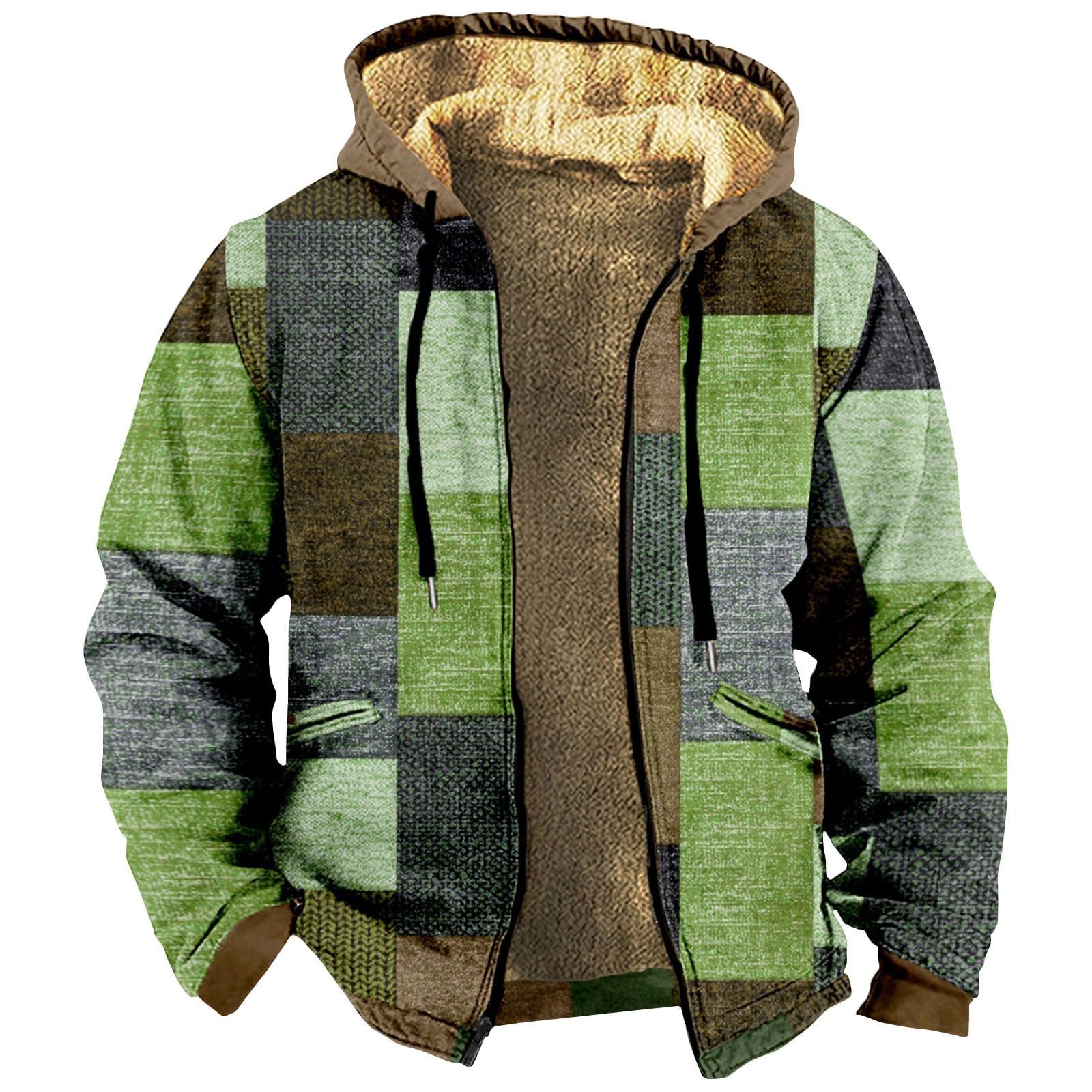 Genérico Jersey polar con capucha estampado informal, suave y cálido, ideal para el invierno, actividades al aire libre y el Streetwear. Ajuste cómodo.