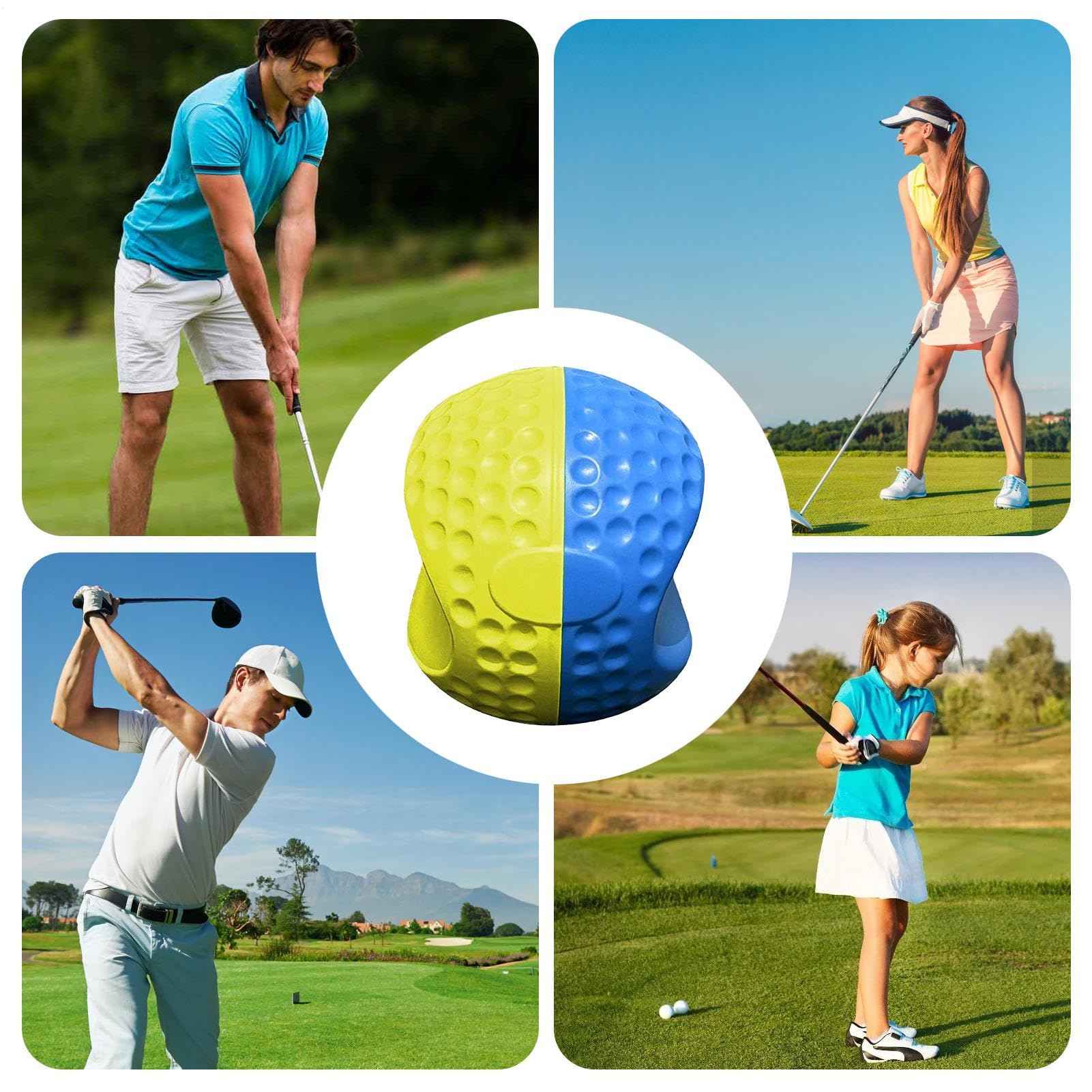 Generisch Golf Swing Trainer Ball, Haltungskorrektur Hilfe, tragbare Swing Skill Enhancer Ball, das richtige Muskelgedächtnis, üben Sie das Werkzeug für Golfanfänger aus