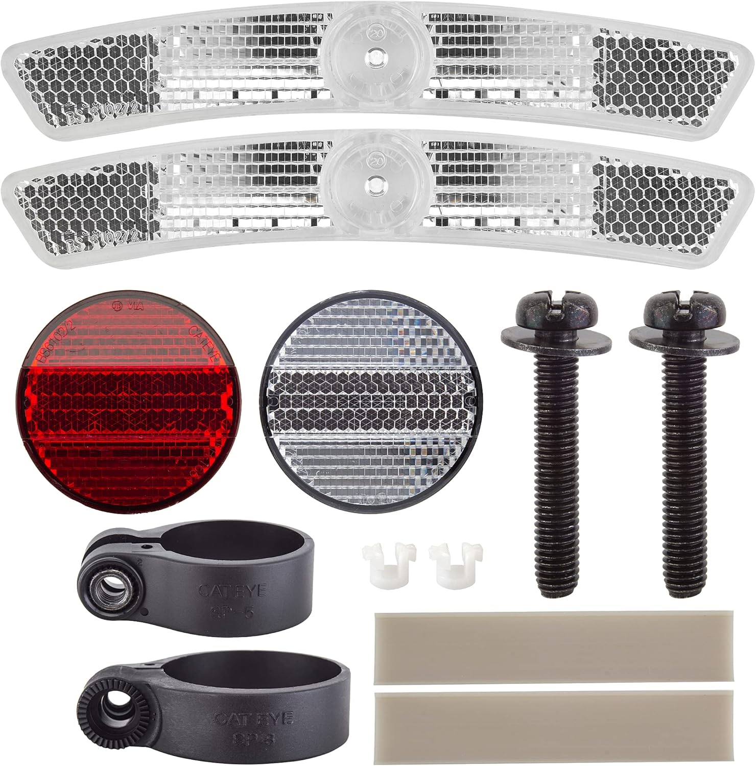Amazon キャットアイReflectorキット前面と背面Reflectors withマウント キャットアイ(CAT EYE