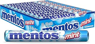 Mentos - Chewy Mint Rolls - Pack of 20 - Refreshing Chewy Candy for On-the-Go Freshness
