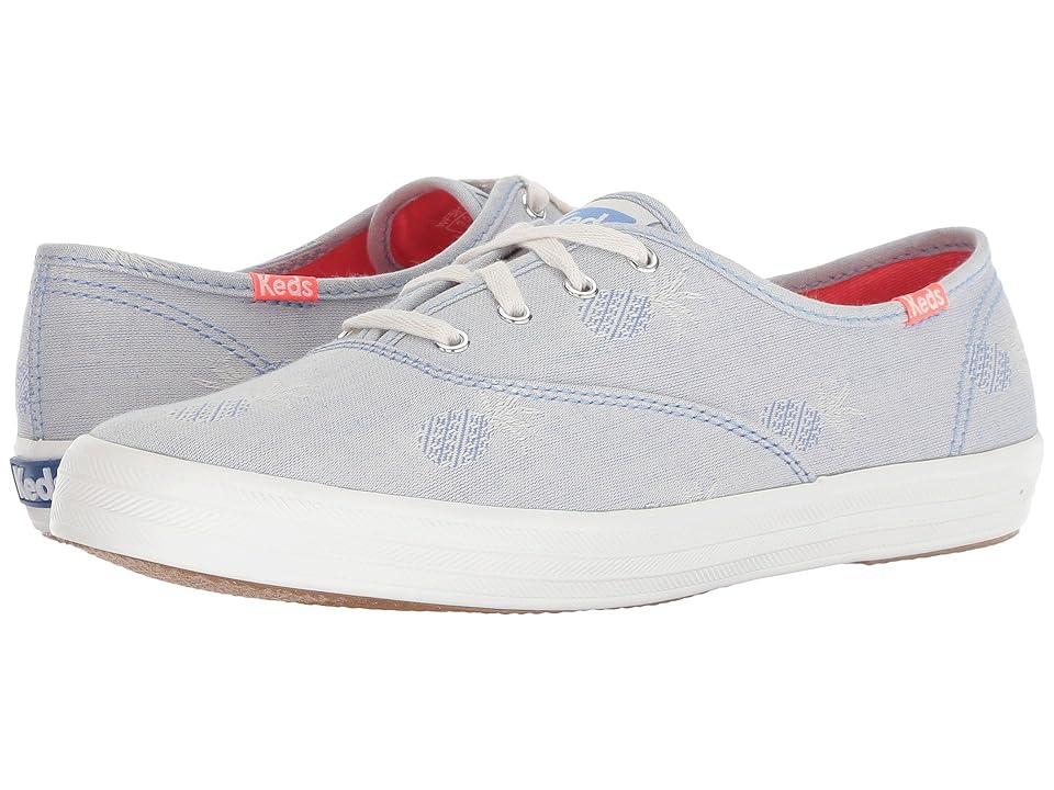 

Keds Champion Pineapple Chambray (Blue) Women's Lace up casual Shoes