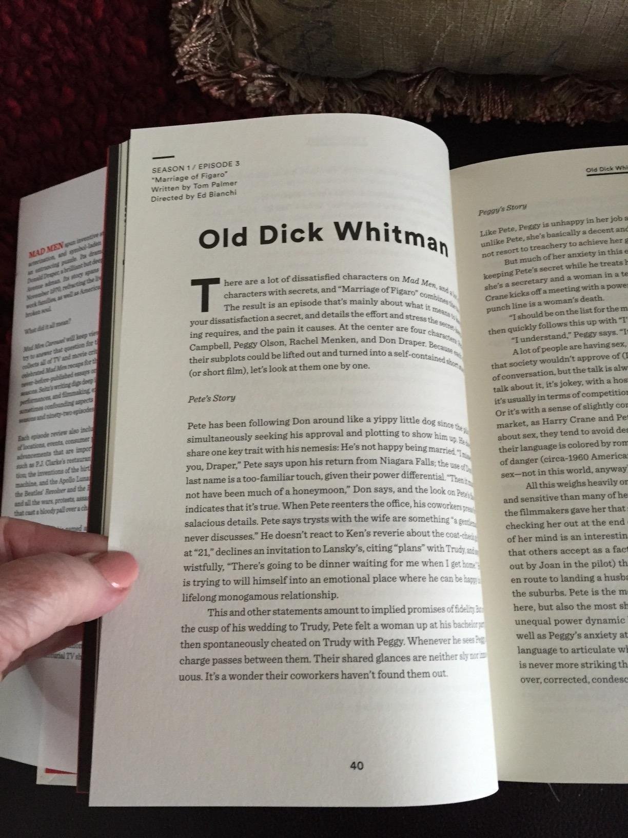 As a rabid fan of MAD MEN I could not ...