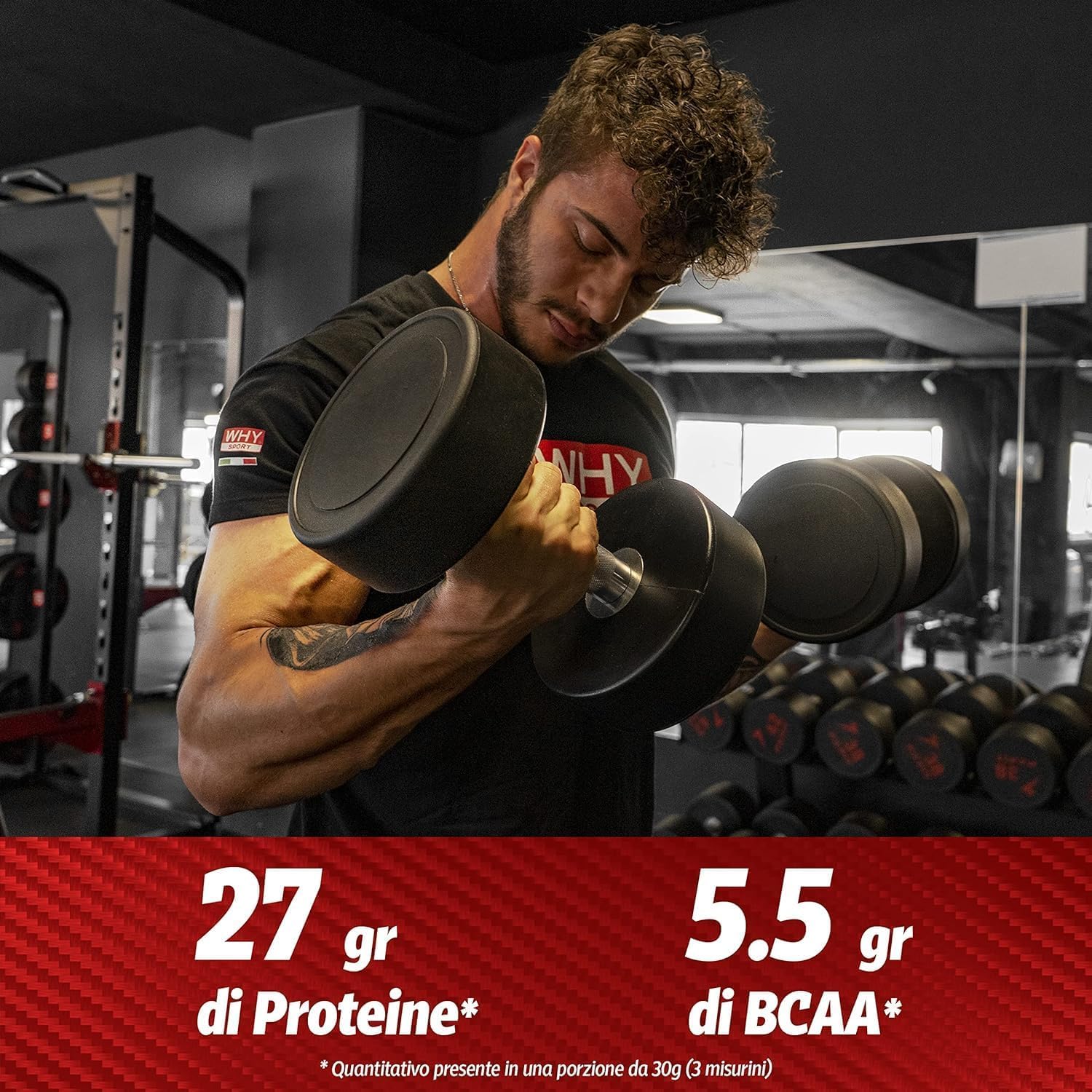 WHY SPORT PERFECT 100% WHEY - Proteine Whey - Proteine Isolate - Proteine in Polvere con Aminoacidi Essenziali per la Massa Muscolare - Gusto Neutro - 450 gr