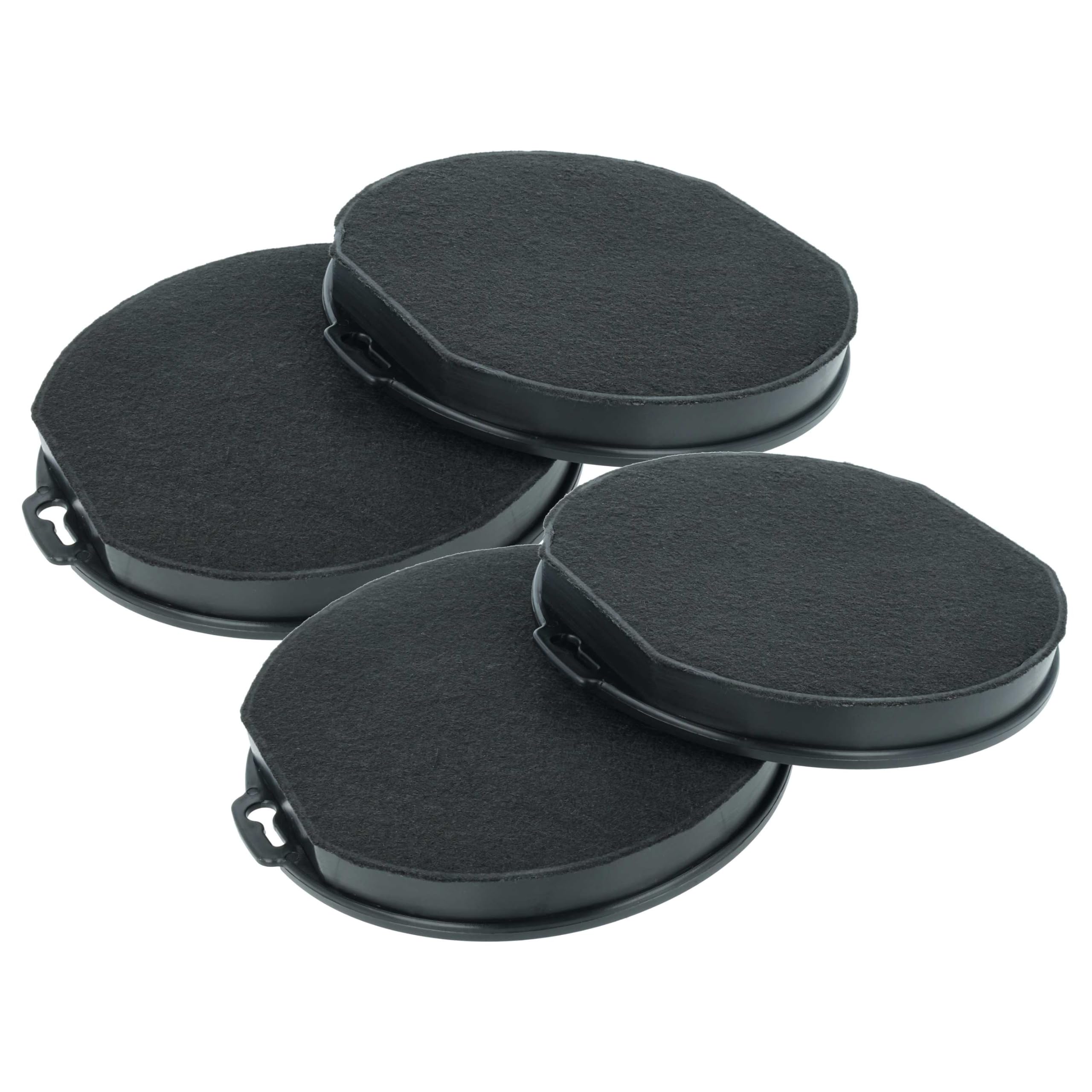 Vhbw Black 4X Activated Carbon Filter Compatible With Ikea 10272062, 102.720.62, 20222401, 1120254245, 320.0521.741, 112.0254.245 Extractor Hood