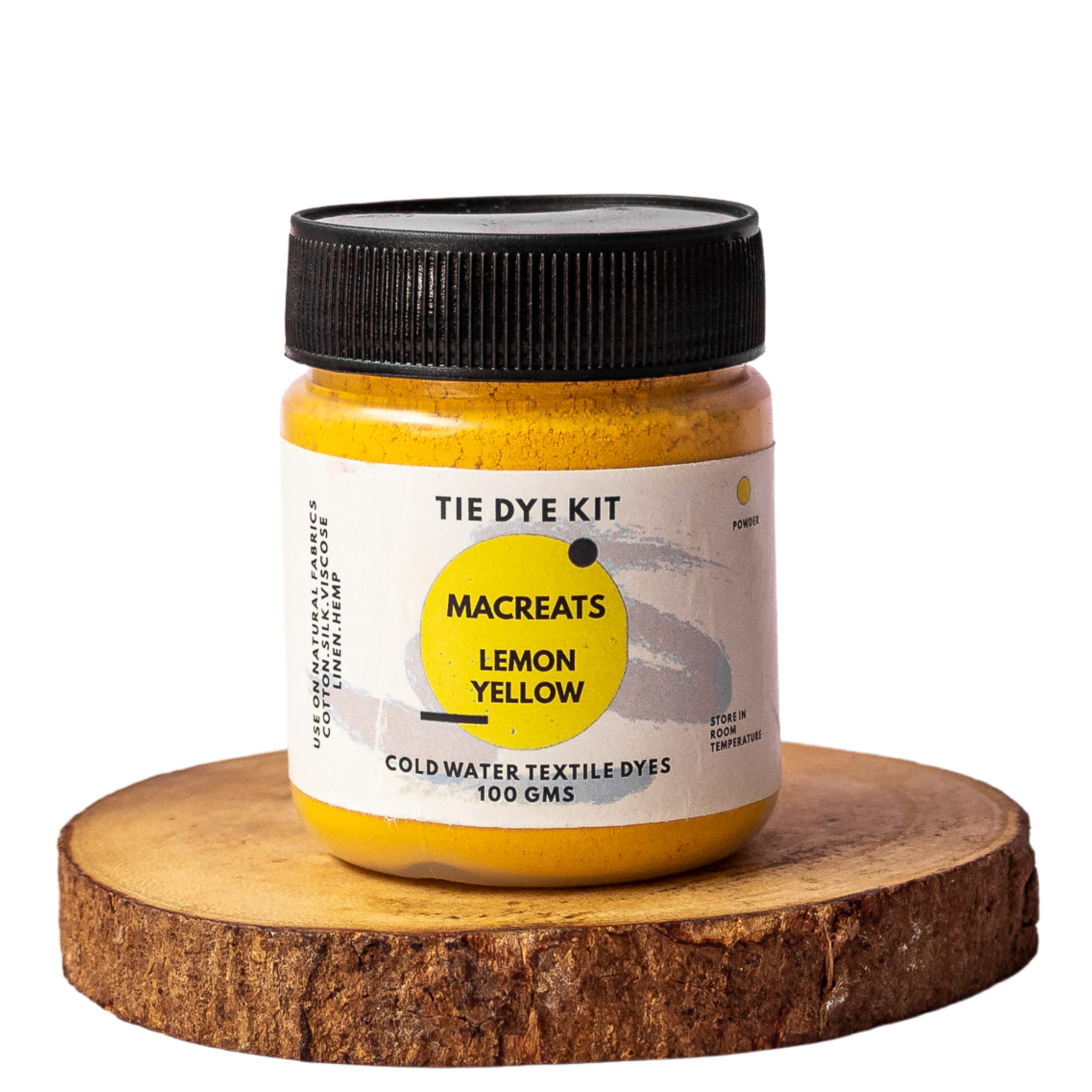 Macreats Cold Water Textile Dyes -Lemon Yellow-picture-10