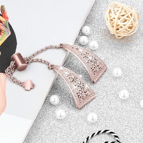 Miniatura 5 de Correa de 0.866 pulgadas diseñada para Fossil Gen 6 (1.732 pulgadas)  Fossil Gen 5 5 Garrett HRJuliannaCarlyle Gen 5E (1.732 pulgadas), correa de