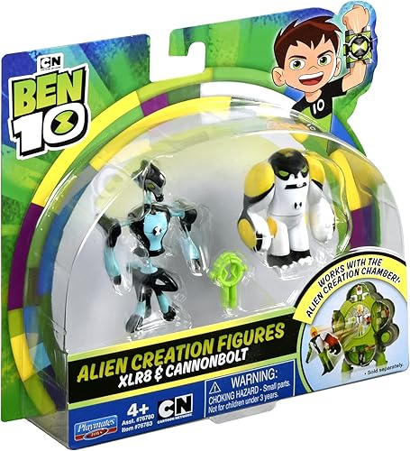 Miniatura 3 de Ben 10 Figuras de creación de alienígenas - XLR8 y cañón