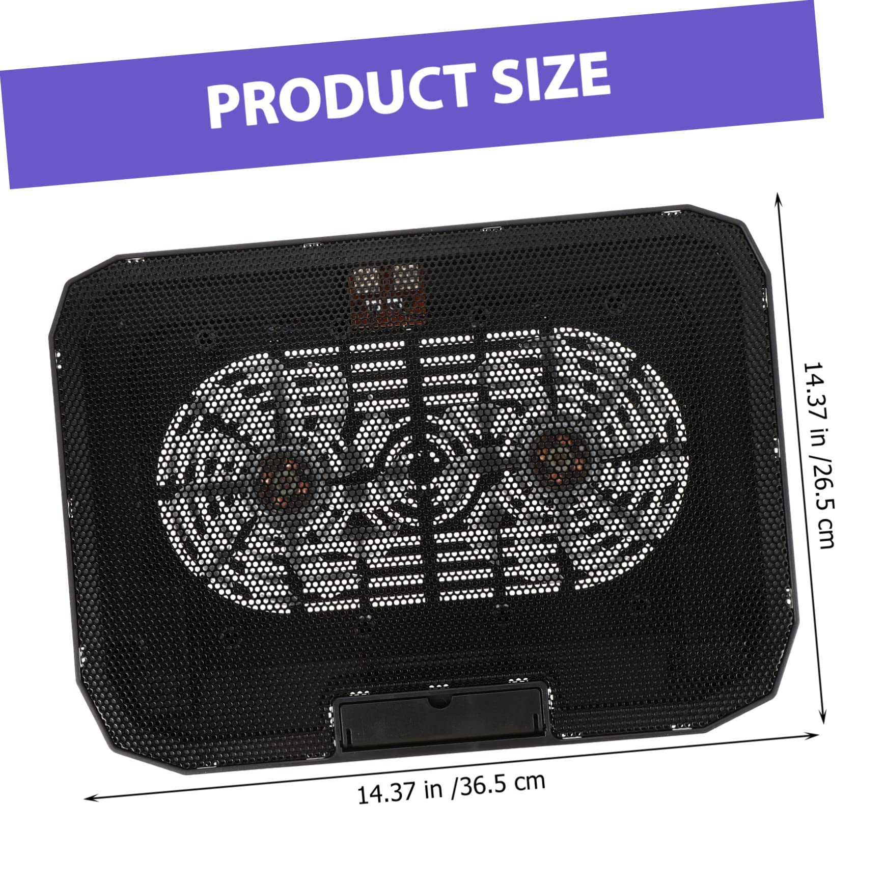 SHINEOFI Base De Refrigeración para Portátil Disipador De Profesional Soporte para Portátiles Ventilador Silencioso para Gaming o Trabajo