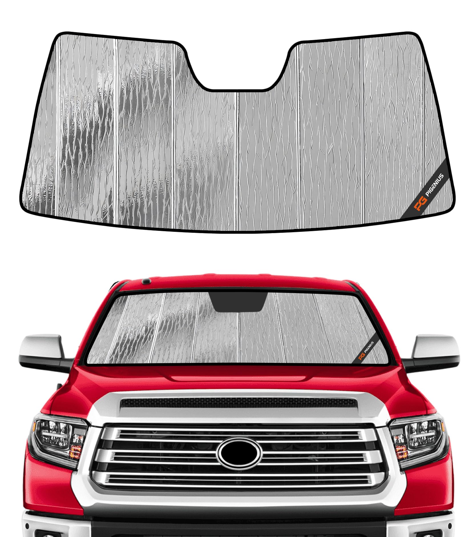 Amazon.com: Pigenius Windshield Sunshade for Toyota Tundra 2014