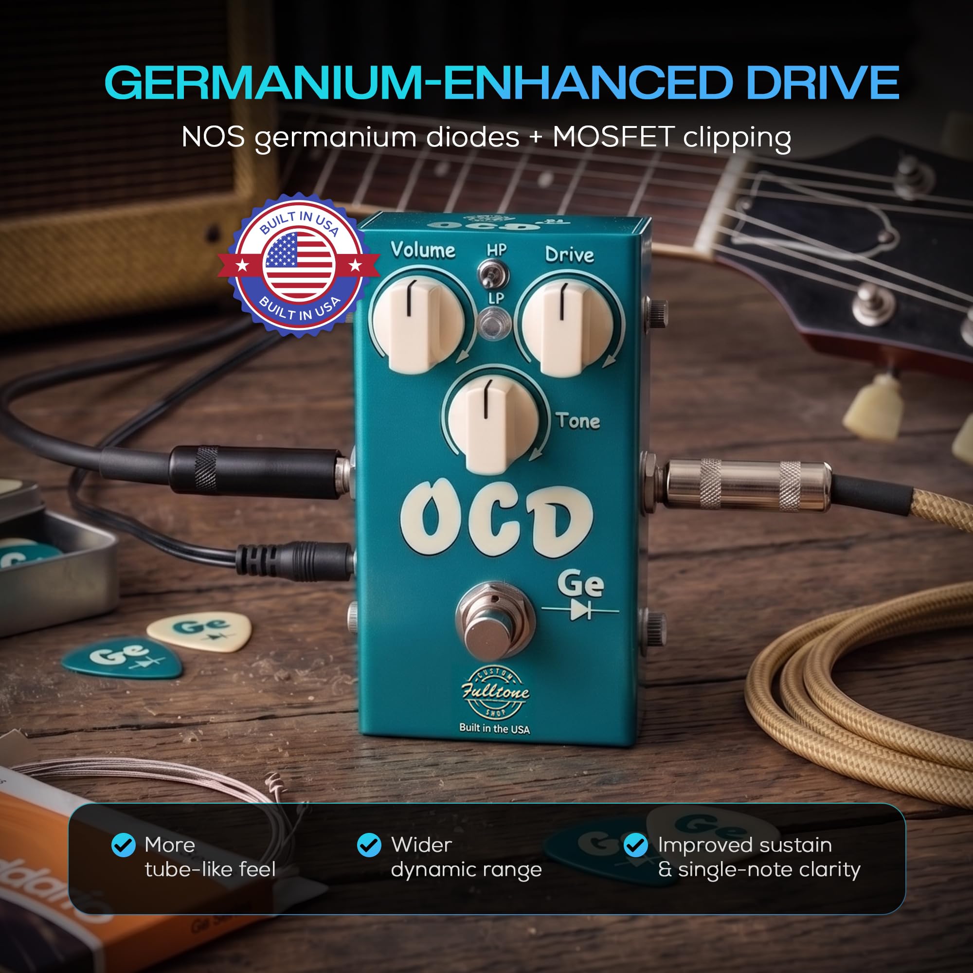 Amazon | Fulltone/OCD-Germanium オーバードライブ フルトーン