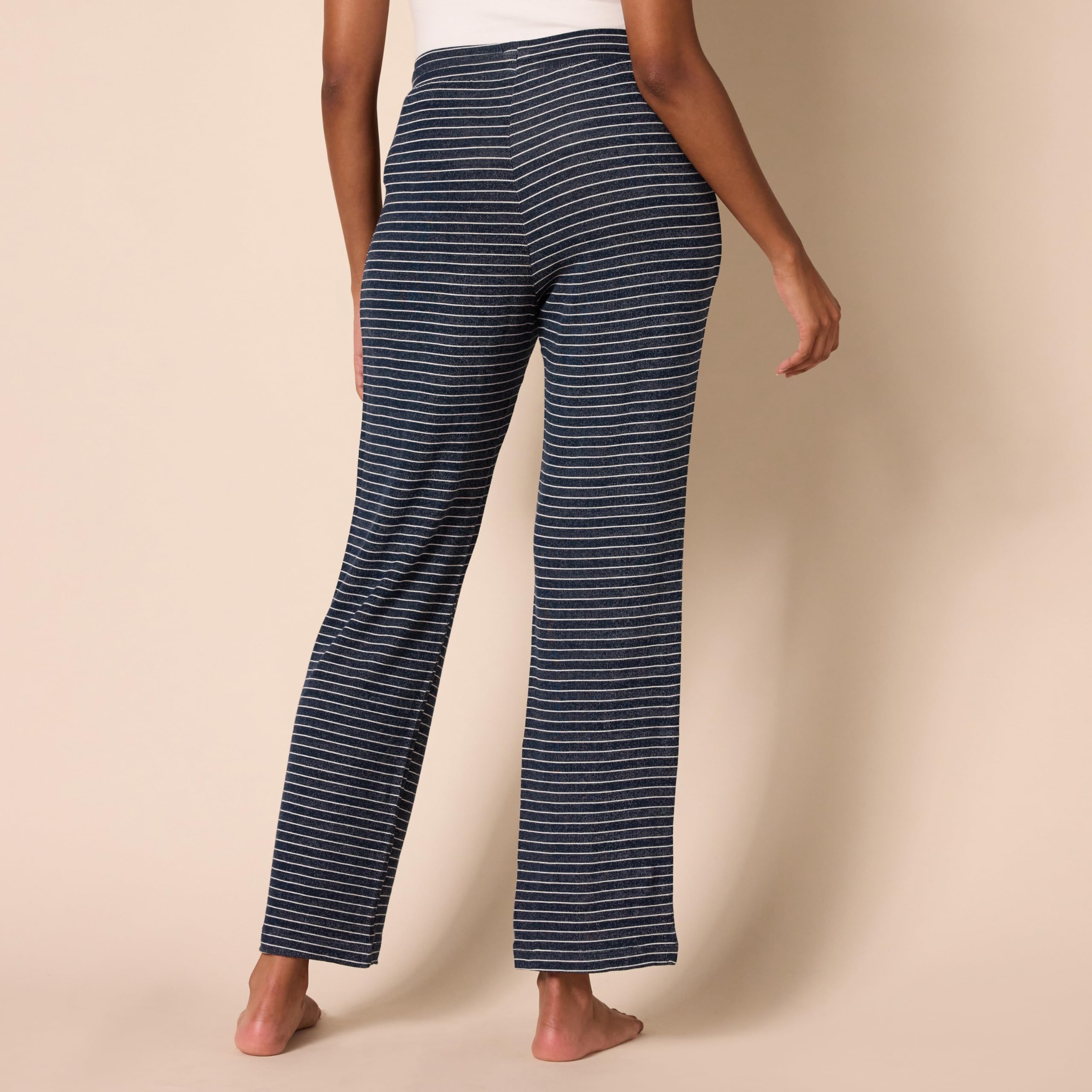 Amazon Essentials Pantalón de Pijama Ligero de Felpa con Cordón Mujer