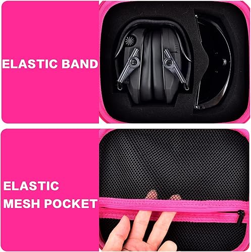 Miniatura 10 de Funda para Walkers Razor Slim Electronic Muff Soporte de almacenamiento para protección Howard Leight solo caja