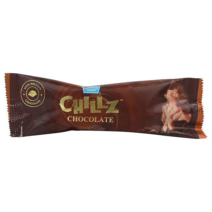 Mother Dairy Chillz Ice Cream Bar Chocolate & Almond, 75ml Amazon