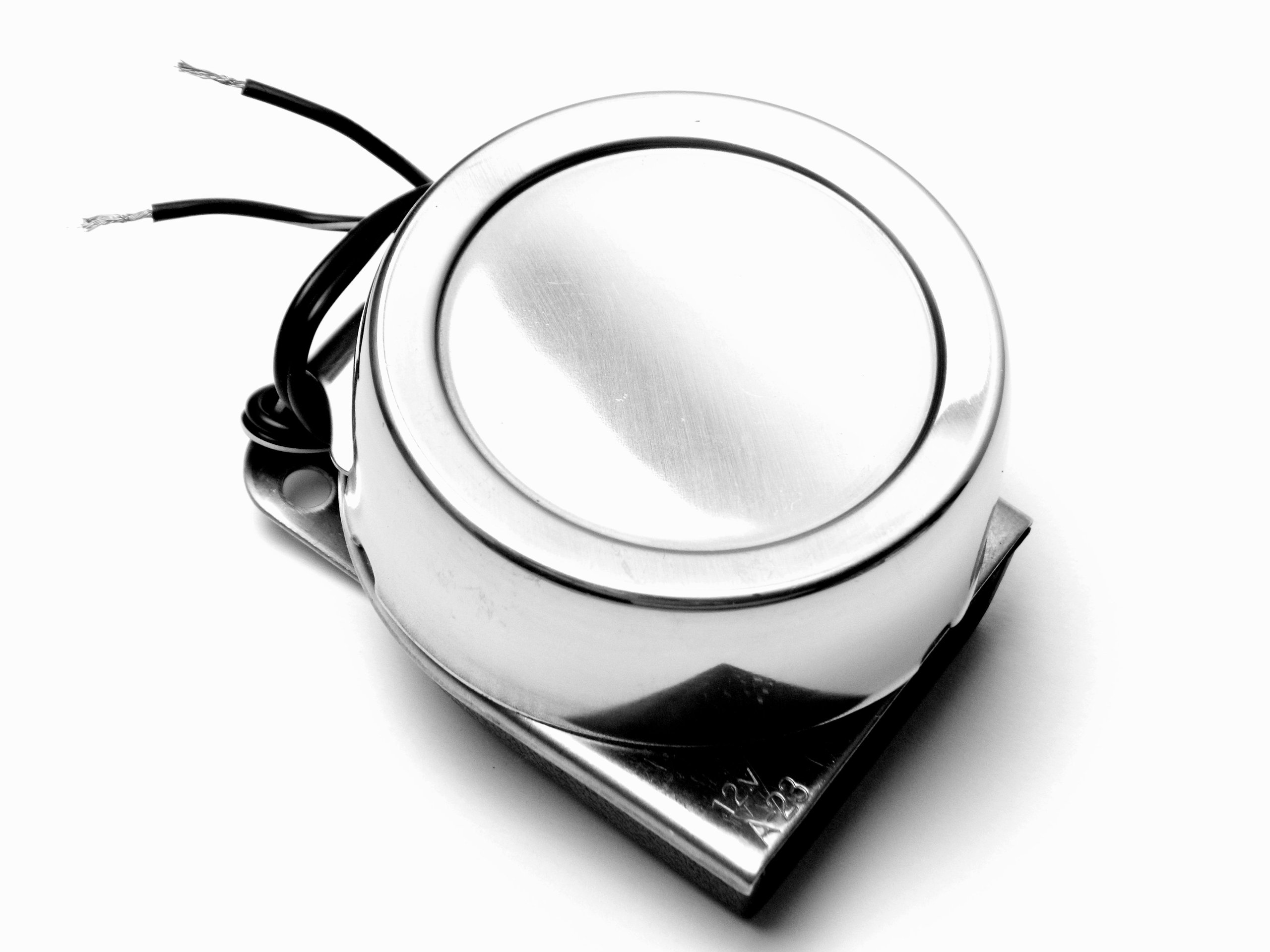 12 Volt Signalhorn aus EDELSTAHL
