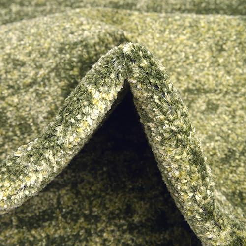 Miniatura 5 de Unique Loom Del Mar Collection - Alfombra de área - Lucille (4 pies 1 pulgada, redonda, verdeverde cazador)