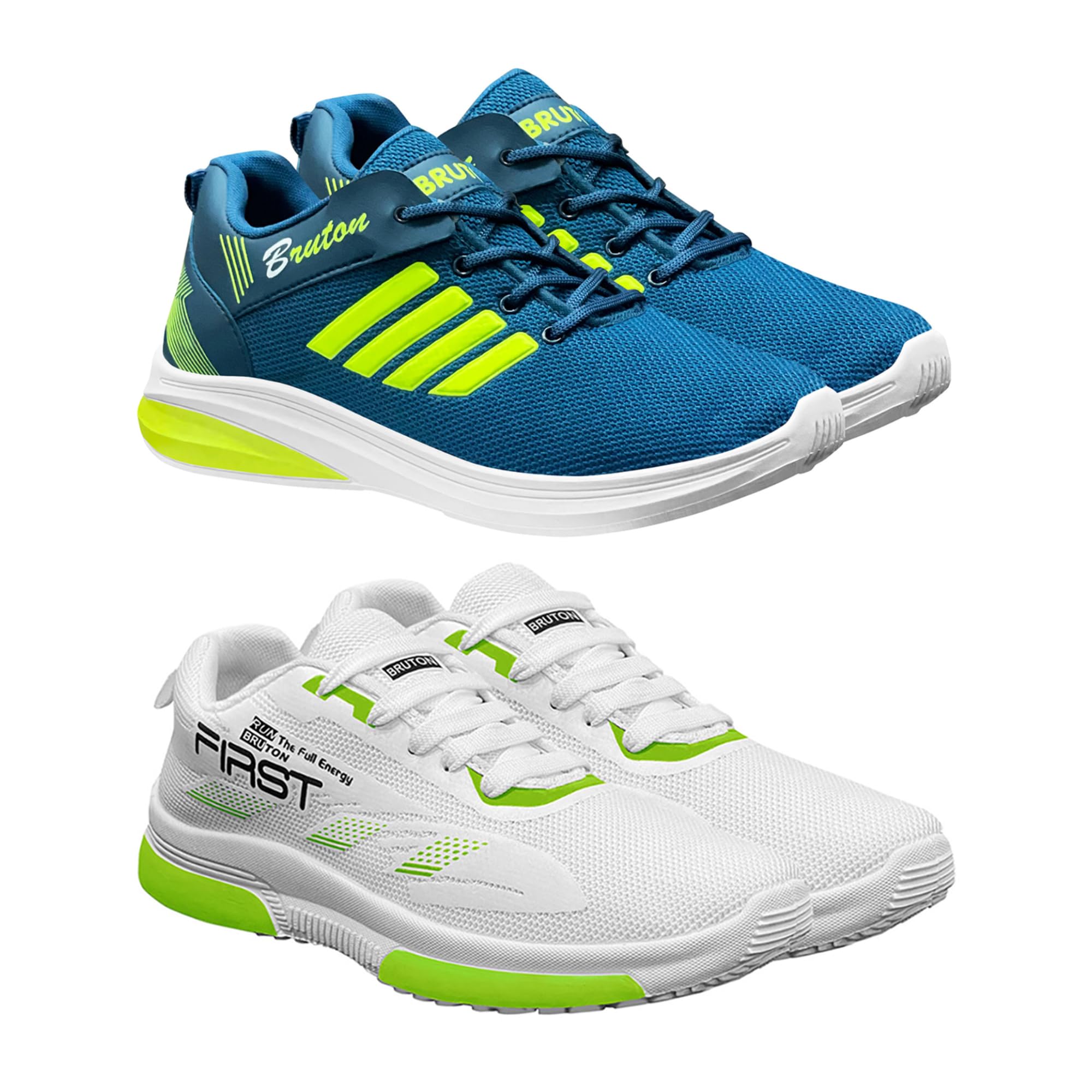 BRUTON Men Sports Shoes Premium Shoe Running Shoes - Combo Pack of 2, Size : 10 (B0CNKKR7Q1) Amazon Price History, Amazon Price Tracker