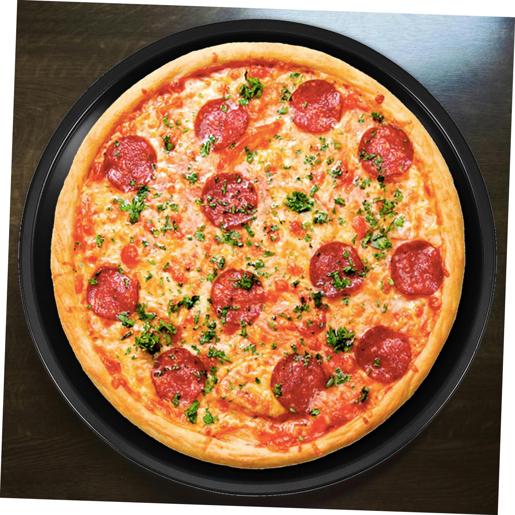 Alipis Bandejas Inoxidable Multifuncionales Para Hornear Pizza y Pasteles Diseño Perforado Antiadherentes