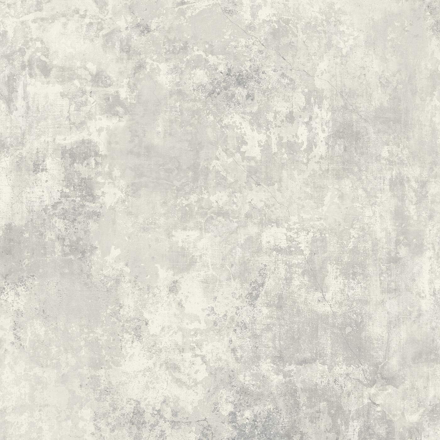 Yöl Chalk Grey Plaster Wallpaper Industrial Concrete Effect Textured Vinyl