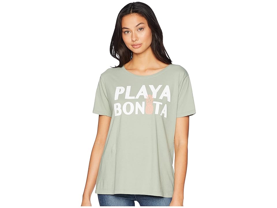 

O'Neill Playa Bonita Tee (Sage) Women's Clothing