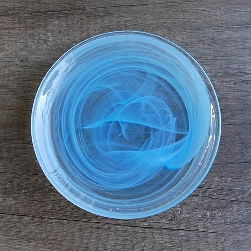 Miniatura 8 de Red Pomegranate Juego de 4 placas de canapé de 6.5 pulgadas color marfil,