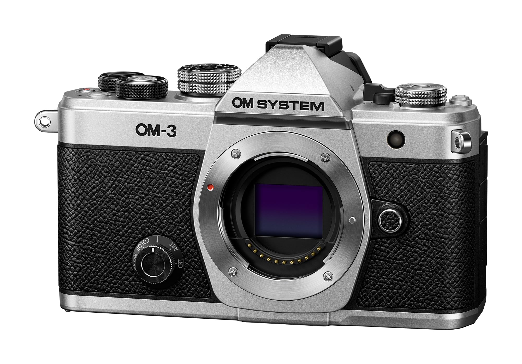 OM SYSTEM OM-3 Micro Four Thirds Systemkamera – 20MP Stacked Sensor, 5-Achsen-Bildstabilisierung, kompakt, wetterfest, TruePic X-Prozessor, AI Autofokus, 4K Video