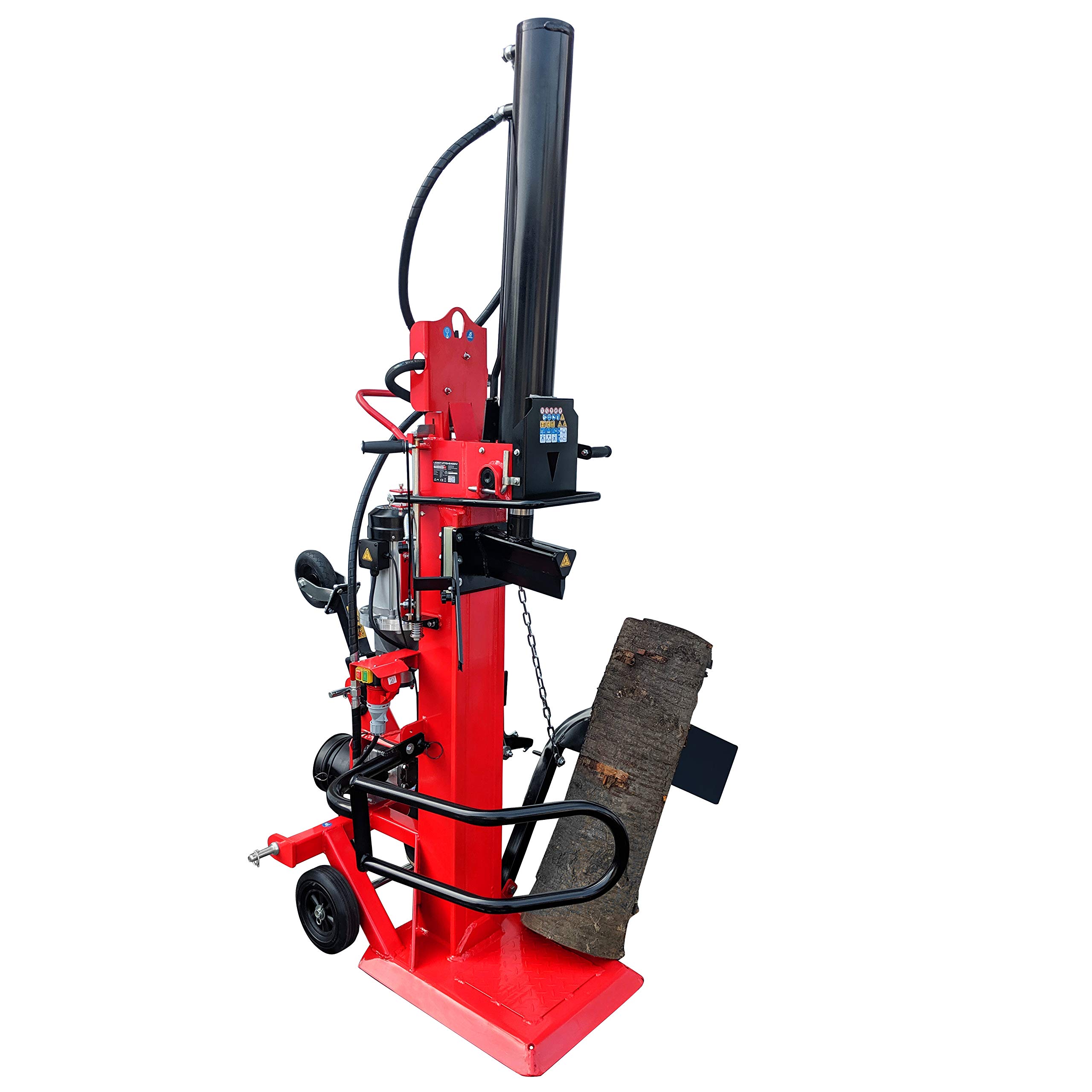 CROSSFER LS22T-PTO + E400V / 22 tonnellate di spaccatura / 110cm lunghezza spaccatura / azionamento a tre punti + motore elettrico 5,1kW 400V / funzionamento a 2 mani