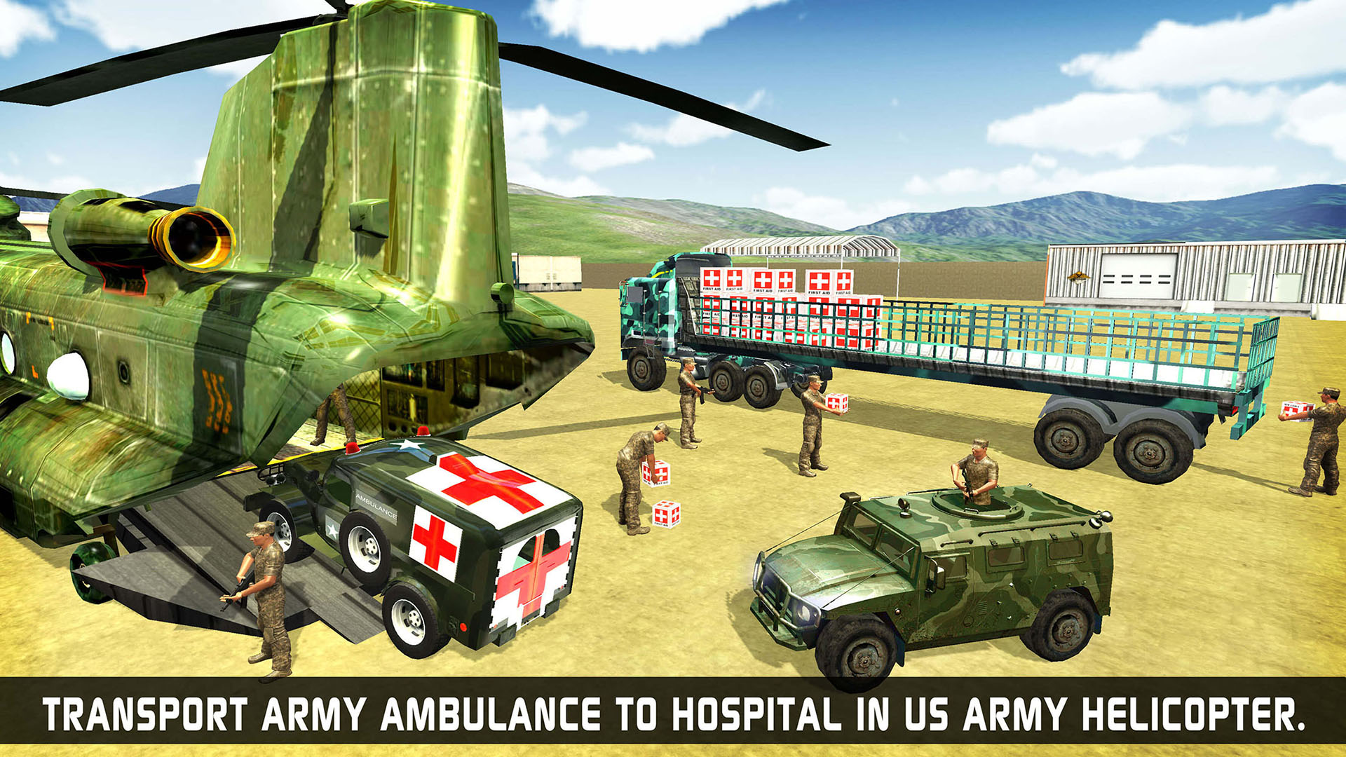 US Army Transport: Ambulance Driving Rescue Games - App on Amazon Appstore