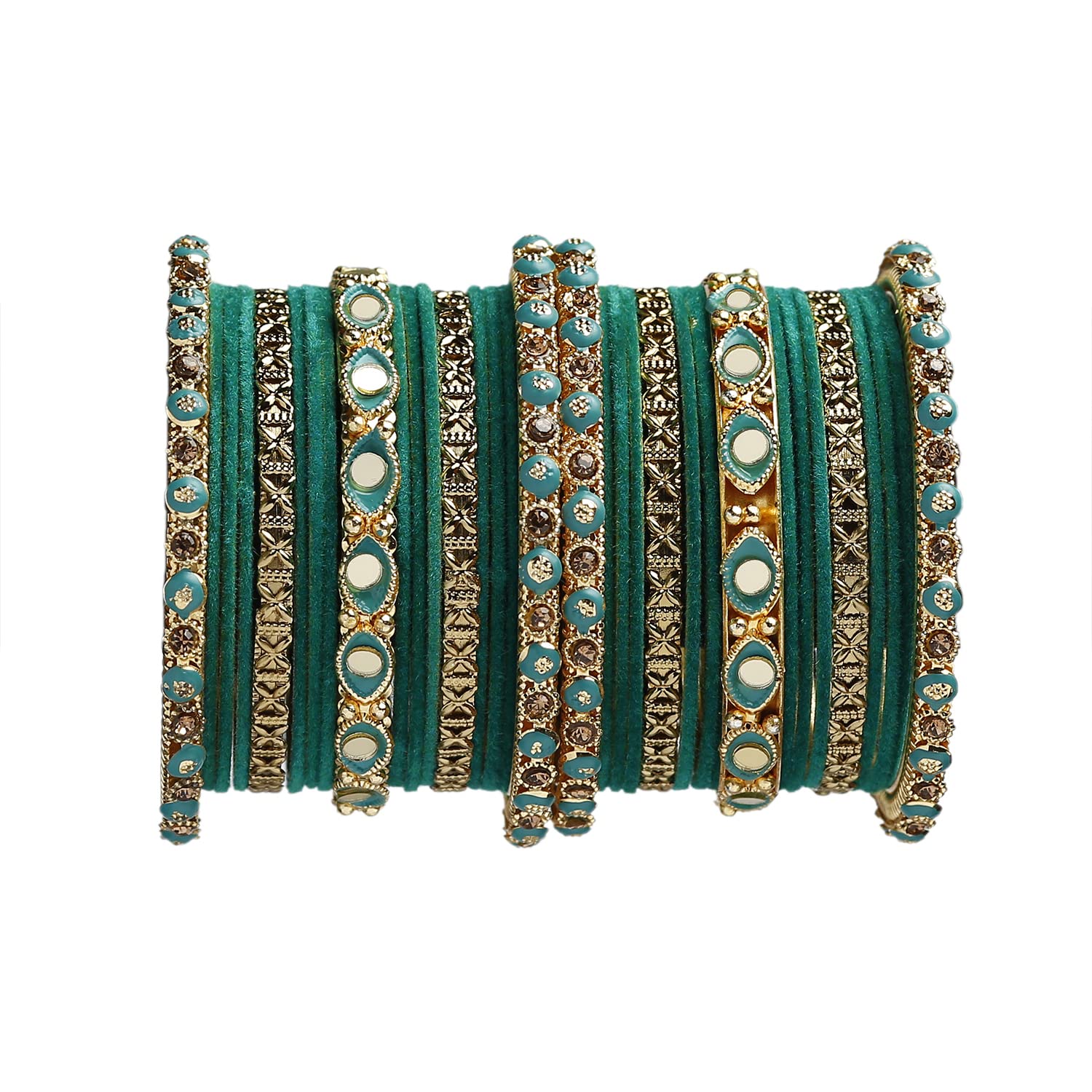 Kellys Bangles Premium Stylish Traditional Stylish Trendy Wedding Collection (Set of 34, Available in 11 colors and 3 sizes) (B0B51NDL4P) Amazon Price History, Amazon Price Tracker