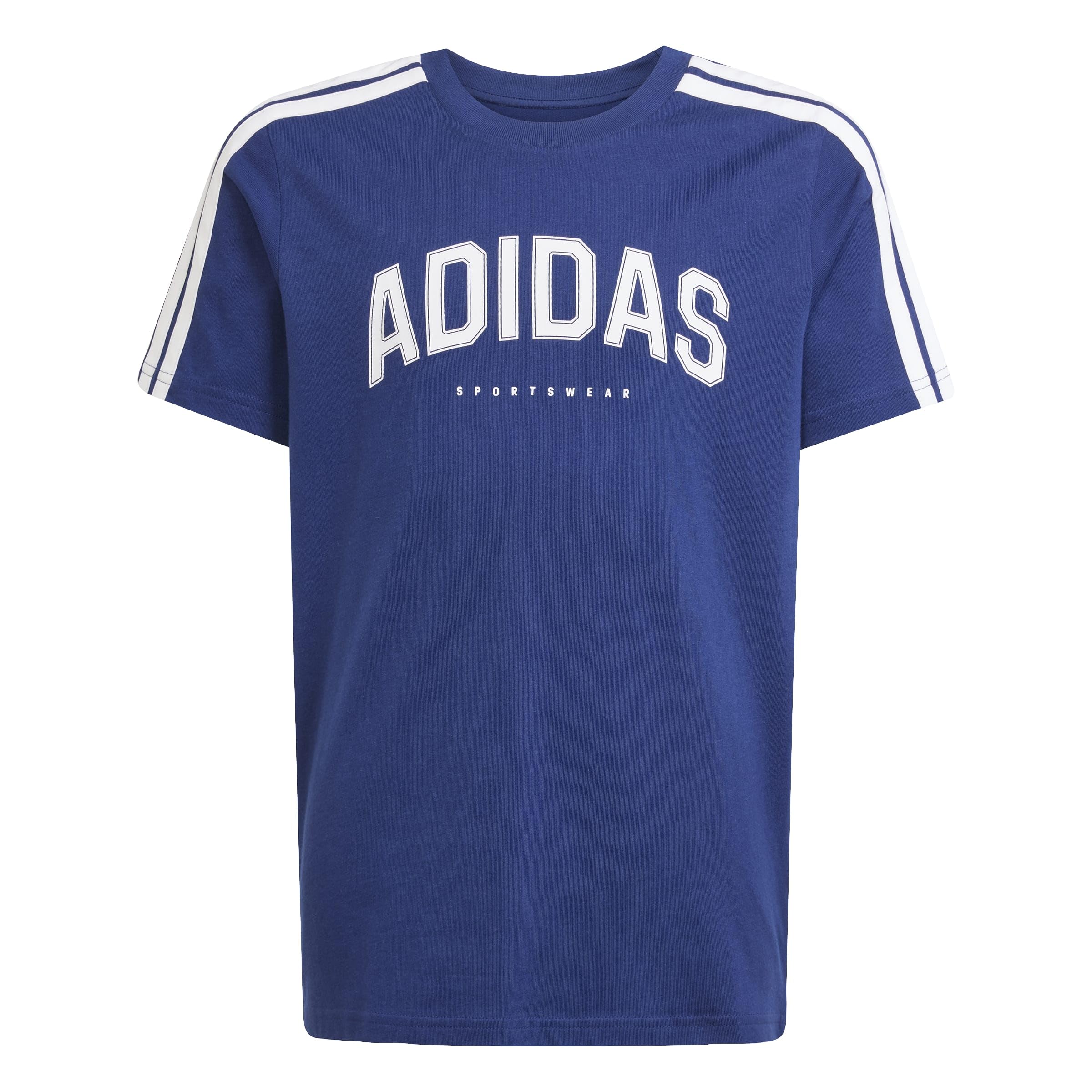 adidas Unisex Kids Codes Collegiate Graphic Shirt, Dark Blue, 11-12 Years
