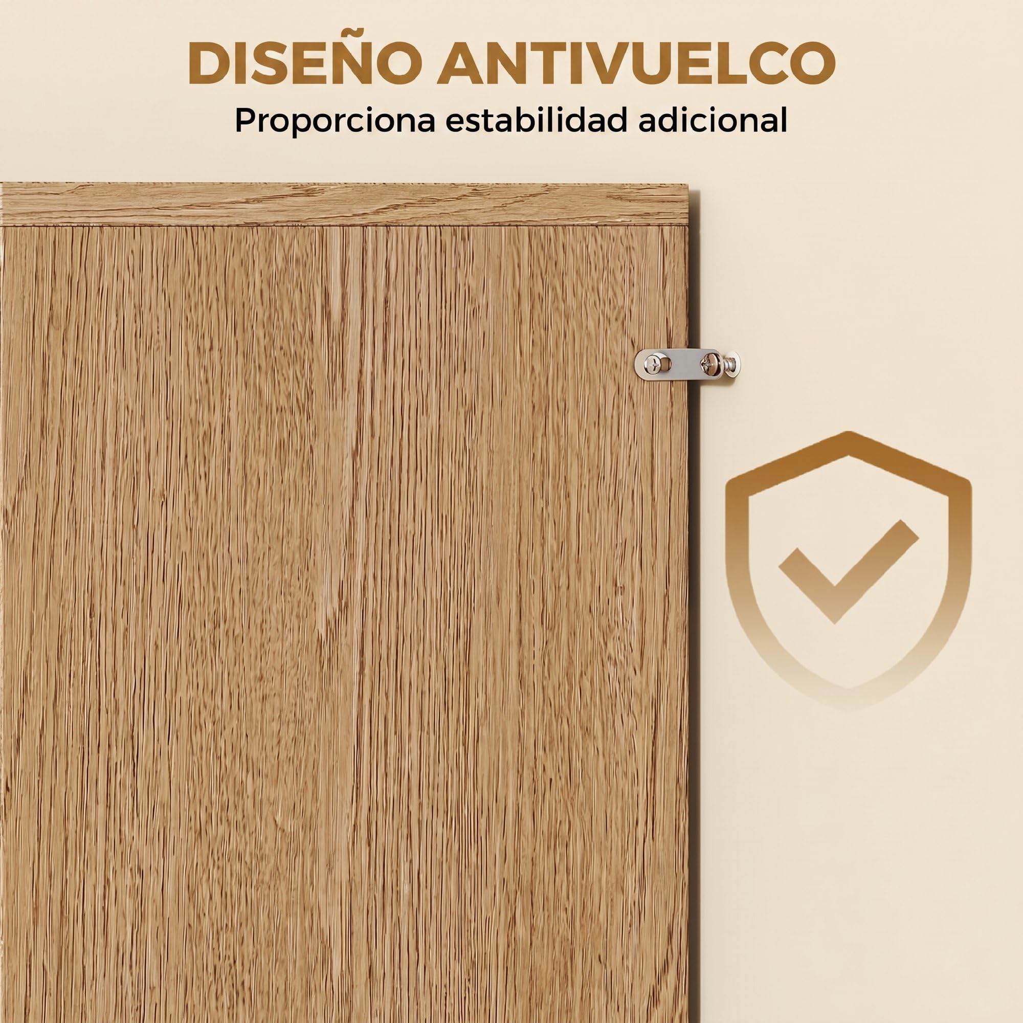 HOMCOM Recibidor de Entrada con Espejo, Cajón y Estante, Mueble de Recibidor de 2 Piezas con Mesa Consola y Espejo, Diseño Antivuelco, para Pasillo, 91,5x27,9x85,5 cm, Roble
