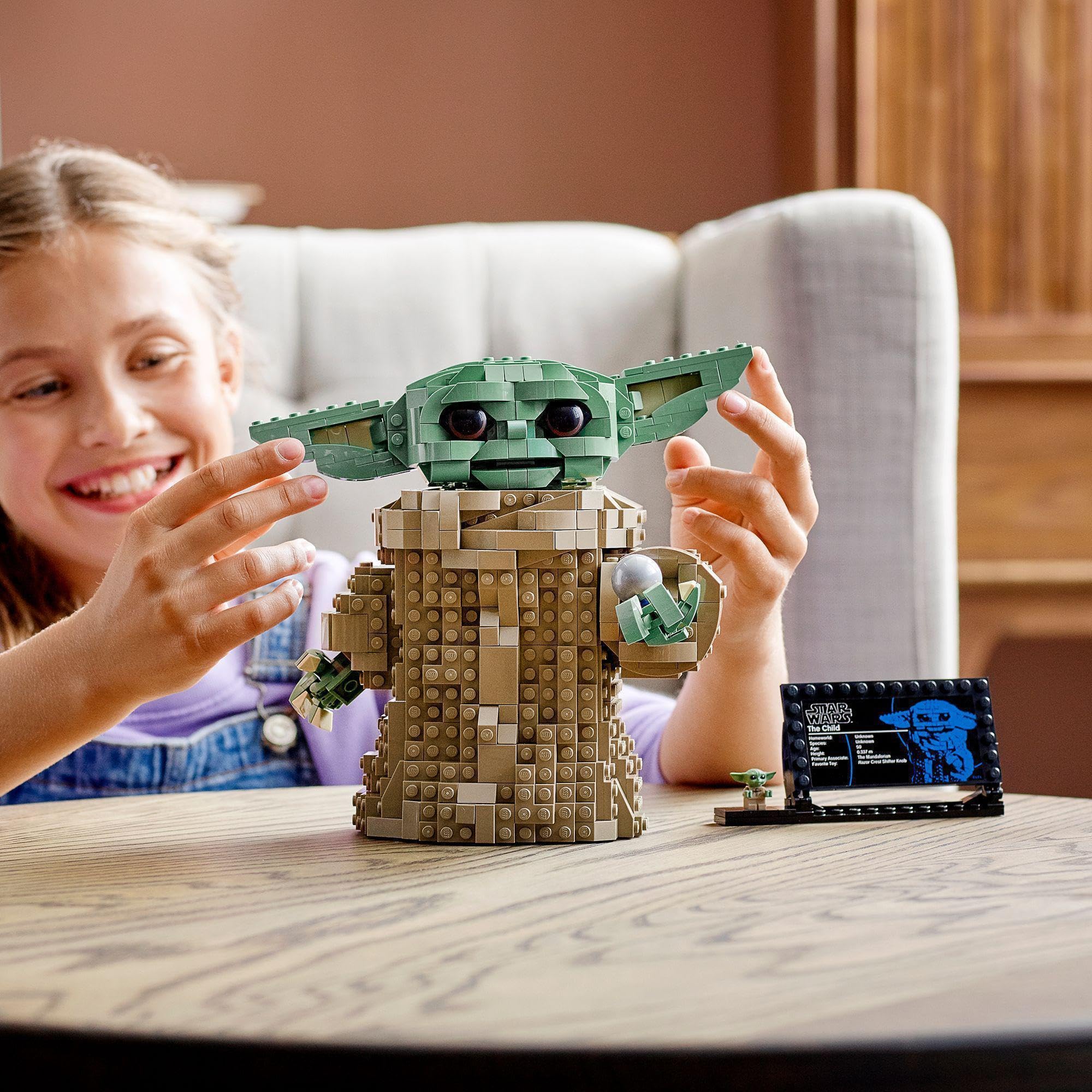 LEGO 75318 Star Wars Dziecko z serialu „The Mandalorian: Zestawy do budowania, Klocki, Kolekcjonerski dla dzieci od 10 roku życia (1073 elementy) | Duży, buduj i zbieraj, dla fanów w wieku od 10 lat, świetna dekoracja pokoju, pomysł na prezent dla dzieci