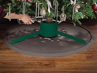 WeatherTech Christmas Tree Mat Cocoa - Heavy-Duty Christmas Tree Floor Protector