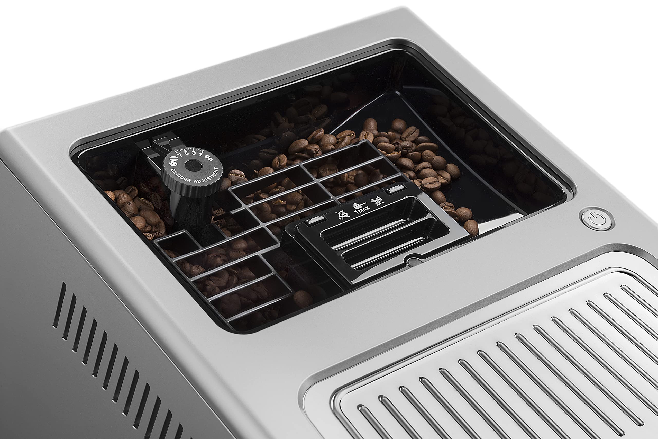 De'Longhi PrimaDonna Class ‎ECAM550.85.MS, Machine Café Grain, Expresso, Cappuccino, 2L, 1450W, Noir et Argent