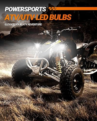 Vista 39 de SEALIGHT - Bombillas 9005/HB3, superbrillantes con 33,000 lúmenes, antiniebla, color blanco frío, 6500K, 60,000 horas de vida útil, ventilador