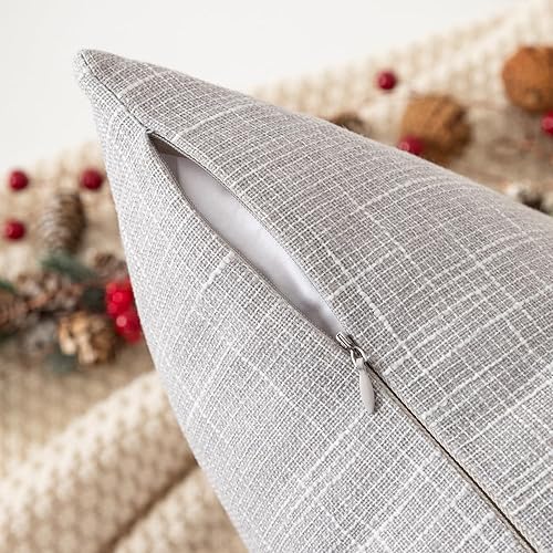 Miniatura 10 de Funda de cojín Kevin Textile Star de lino suave y sólida