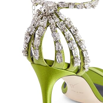 Amazon.com: Giuseppe Zanotti, Adele Crystal Sandals, 4