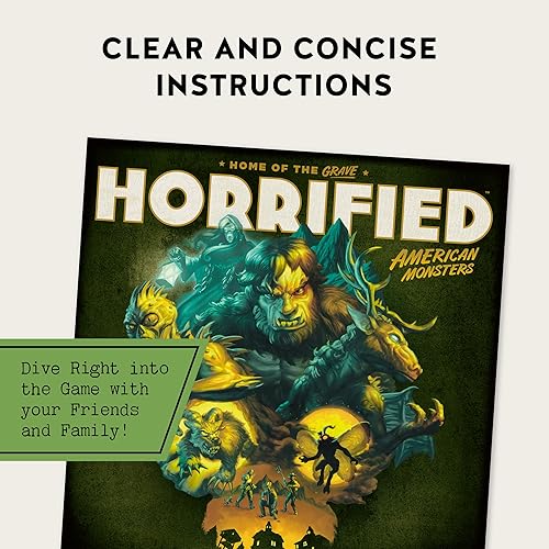 Miniatura 3 de Ravensburger Horrified Games - American Monsters - Juego de mesa de estrategia - Impulsa el pensamiento crítico y el trabajo en equipo - Juego