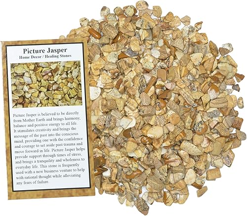 1 libra de piedras de jaspe pulidas para manualidades, arte, relleno de jarrón, decoración, reiki, joyería de cristal y mucho más