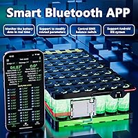 Vista 4 de JKBMS Smart BMS 4S-8S 40A 0.4A Balance activo Bluetooth integrado con placa de protección de batería PCB RS485 Li-ion LiFePO4 LTO batería