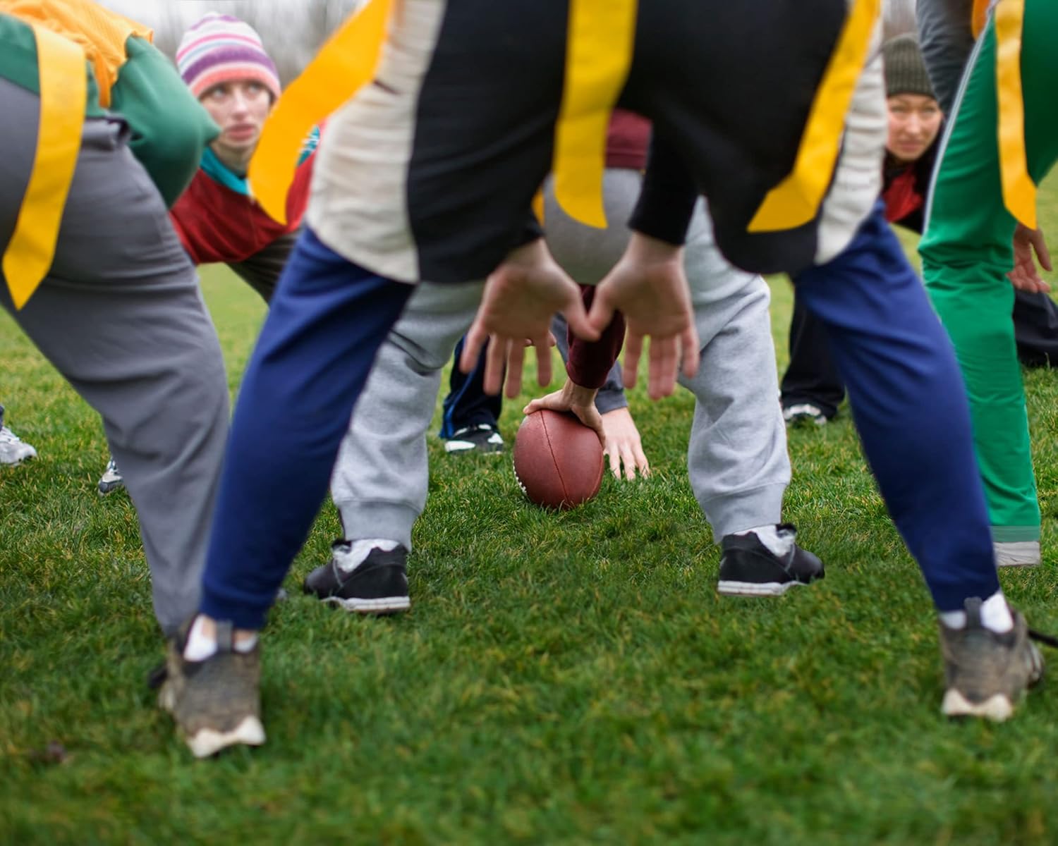 Flag Football Belts, Flag Football Set for Adults Kids and Youth, Flag Football Flags for Players Training Competition - Image 2
